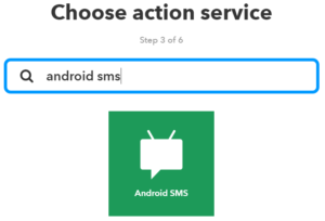 Android SMS Action